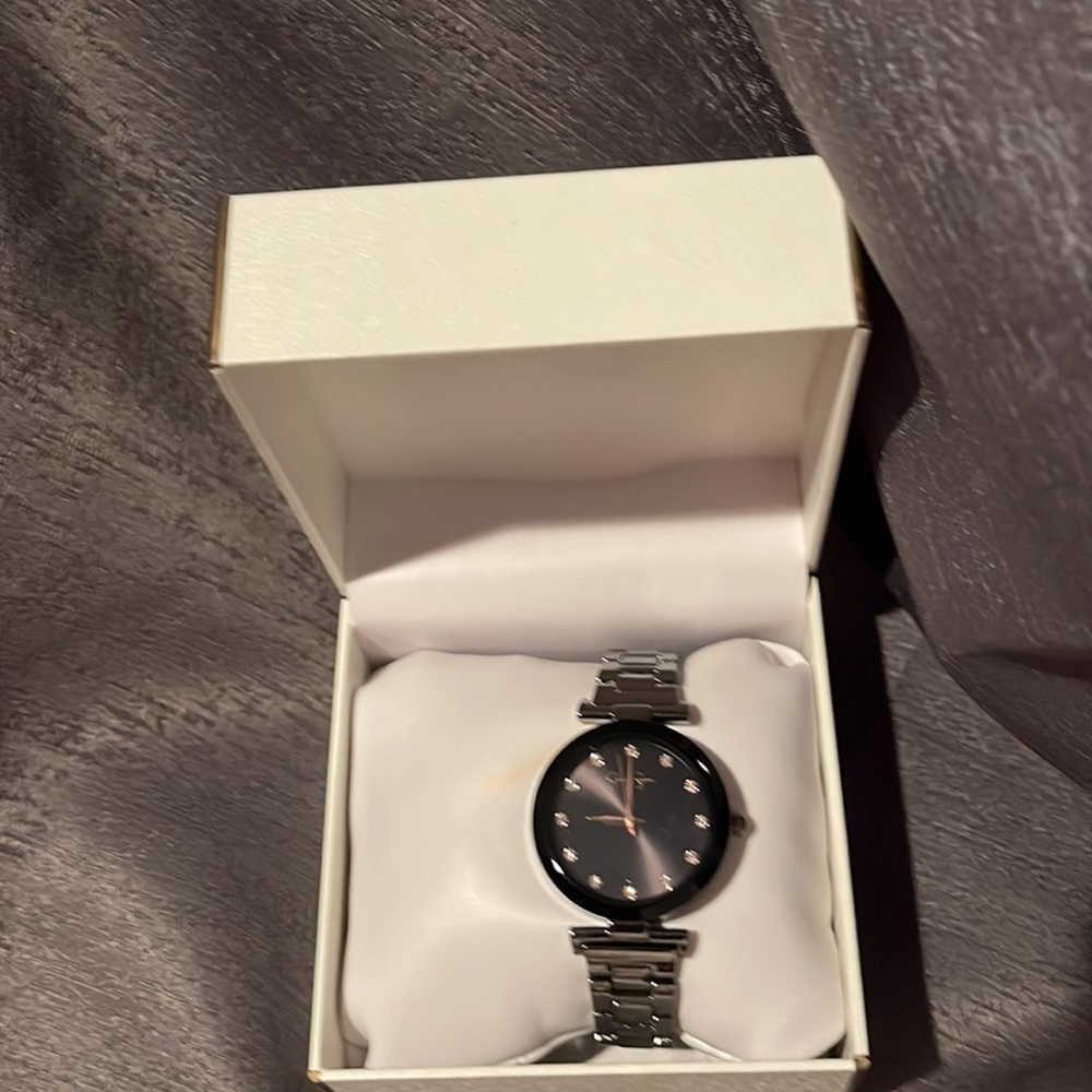 Jessica Simpson Bezel Bracelet Watch